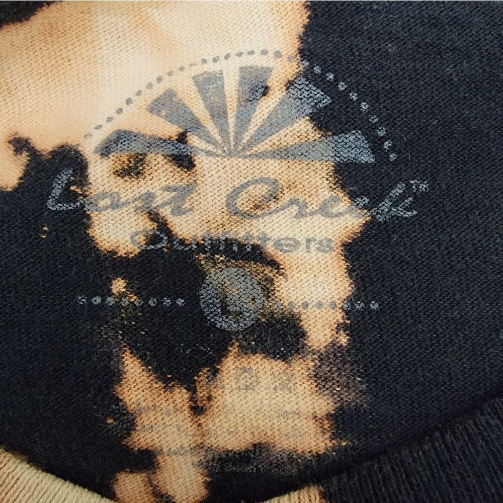 Lost Creek Graphic Tee Tie-dye Rainbow Crop Top Short Sleeve T-Shirt Size L - Picture 3 of 7